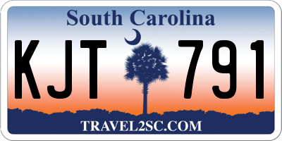 SC license plate KJT791