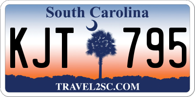 SC license plate KJT795