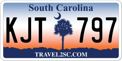 SC license plate KJT797