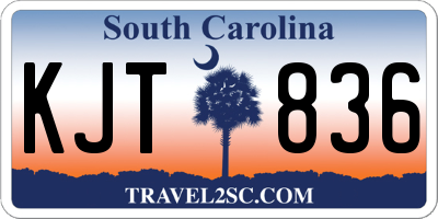 SC license plate KJT836