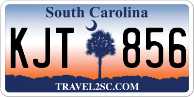 SC license plate KJT856