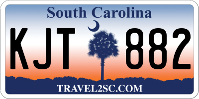 SC license plate KJT882