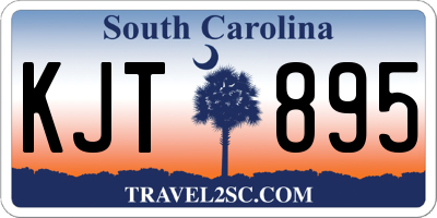SC license plate KJT895
