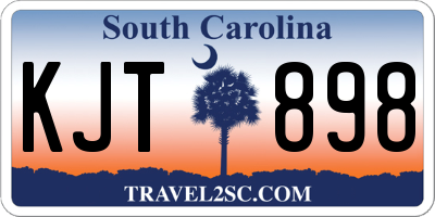 SC license plate KJT898