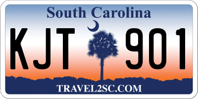 SC license plate KJT901