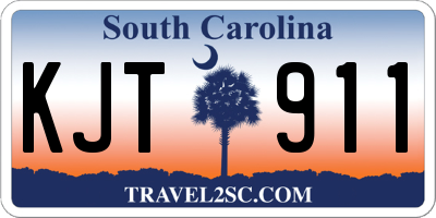 SC license plate KJT911