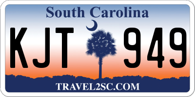 SC license plate KJT949
