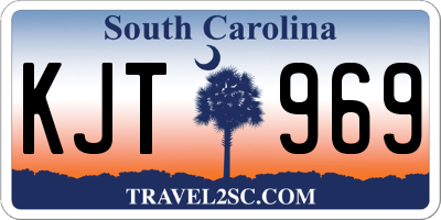 SC license plate KJT969