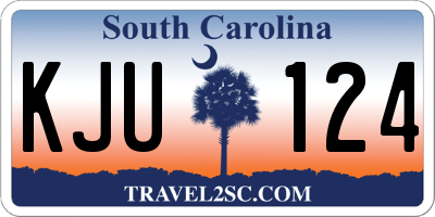 SC license plate KJU124