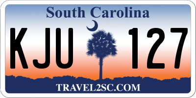 SC license plate KJU127