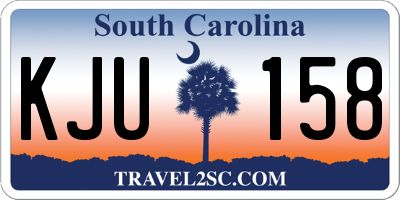 SC license plate KJU158