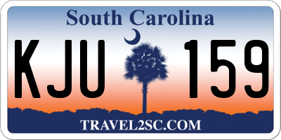 SC license plate KJU159