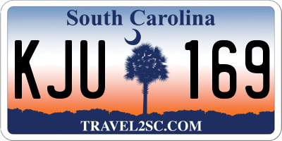 SC license plate KJU169