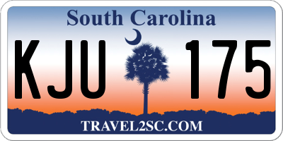 SC license plate KJU175
