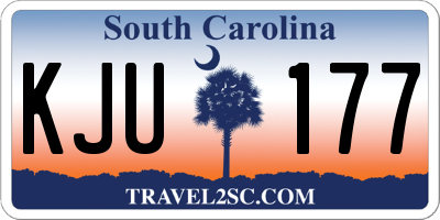SC license plate KJU177