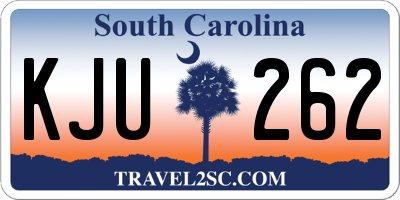 SC license plate KJU262