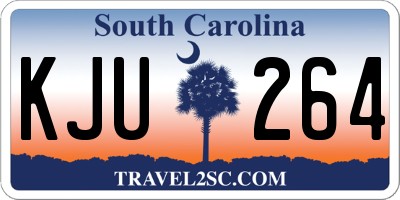 SC license plate KJU264
