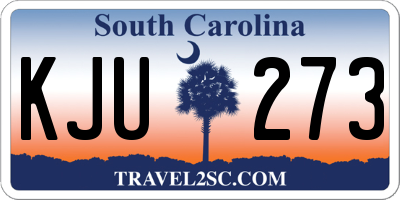 SC license plate KJU273