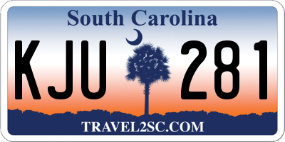 SC license plate KJU281