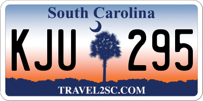 SC license plate KJU295