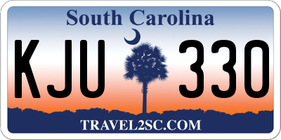 SC license plate KJU330