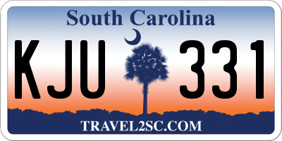 SC license plate KJU331