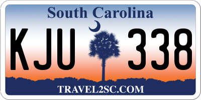 SC license plate KJU338