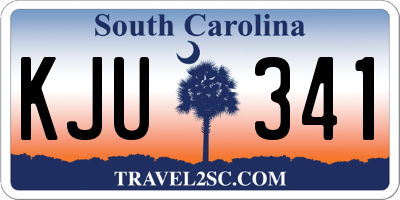 SC license plate KJU341