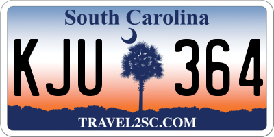 SC license plate KJU364