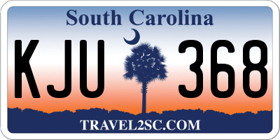 SC license plate KJU368