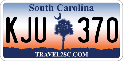 SC license plate KJU370