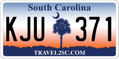 SC license plate KJU371