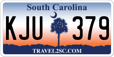 SC license plate KJU379