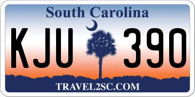 SC license plate KJU390