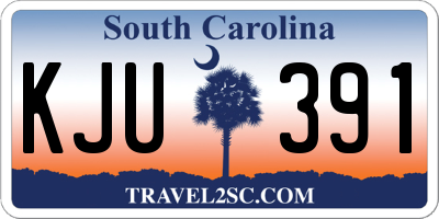 SC license plate KJU391