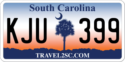 SC license plate KJU399