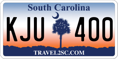 SC license plate KJU400