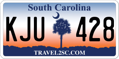 SC license plate KJU428