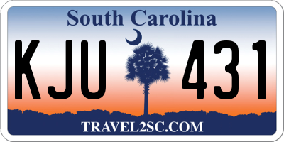SC license plate KJU431