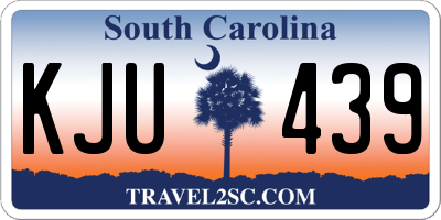 SC license plate KJU439