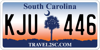 SC license plate KJU446