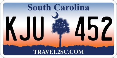 SC license plate KJU452