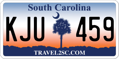 SC license plate KJU459
