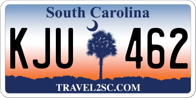 SC license plate KJU462