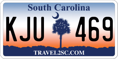 SC license plate KJU469