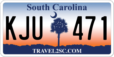 SC license plate KJU471