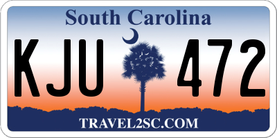 SC license plate KJU472
