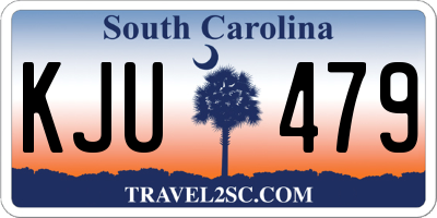 SC license plate KJU479