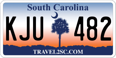 SC license plate KJU482