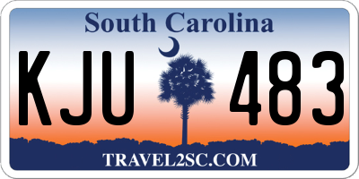 SC license plate KJU483